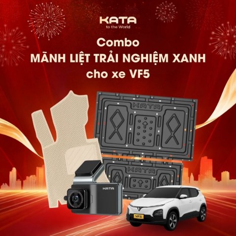 Combo Mãnh Liệt Trải Nghiệm Xanh cho xe VF5